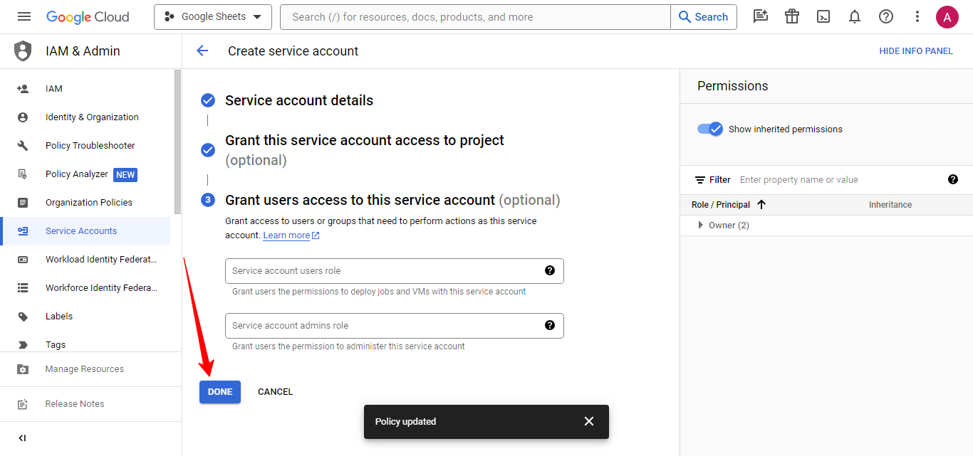 Сервисный Гугл Аккаунт 5